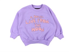 Mini Rodini sweatshirt purple live from the moon